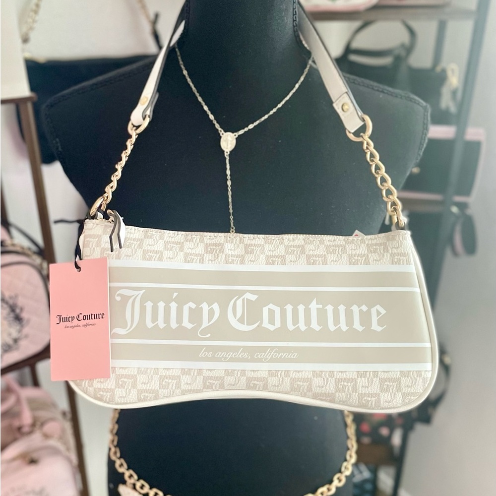 BNWT Juicy Couture Angel/Crystal Fashionista Shoulder Bag